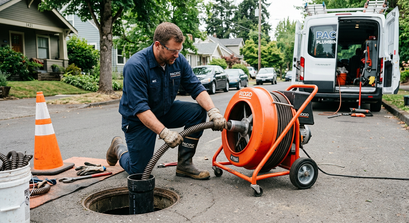 Dégorgement de canalisation principale enterrée à Cergy 95
