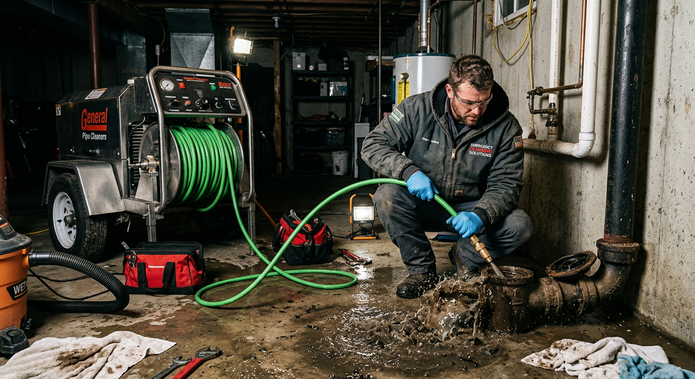 Débouchage urgence canalisation bouchée à Cergy 95