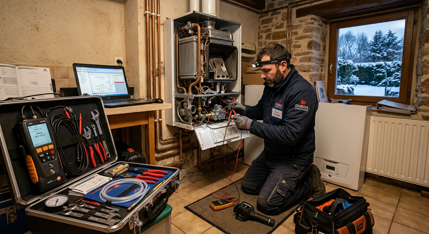 Dépannage urgence panne de chauffage chaudière à Cergy